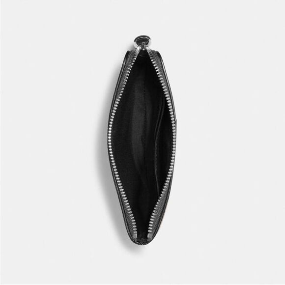 Coach Corner Zip Wristlet Wallet Signature Canvas Logo - Picture 6 of 6